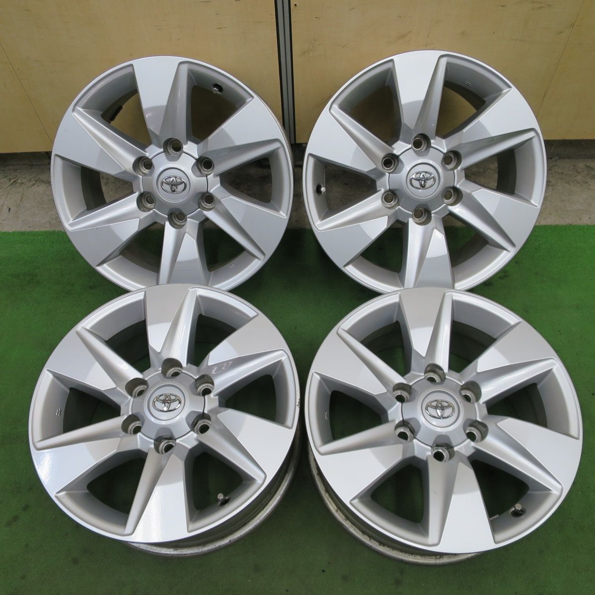 [送料無料] キレイ★トヨタ 150系 ランクル プラド 純正 ホイール 17インチ 17×7.5J PCD139.7/6H★6051903NGホ