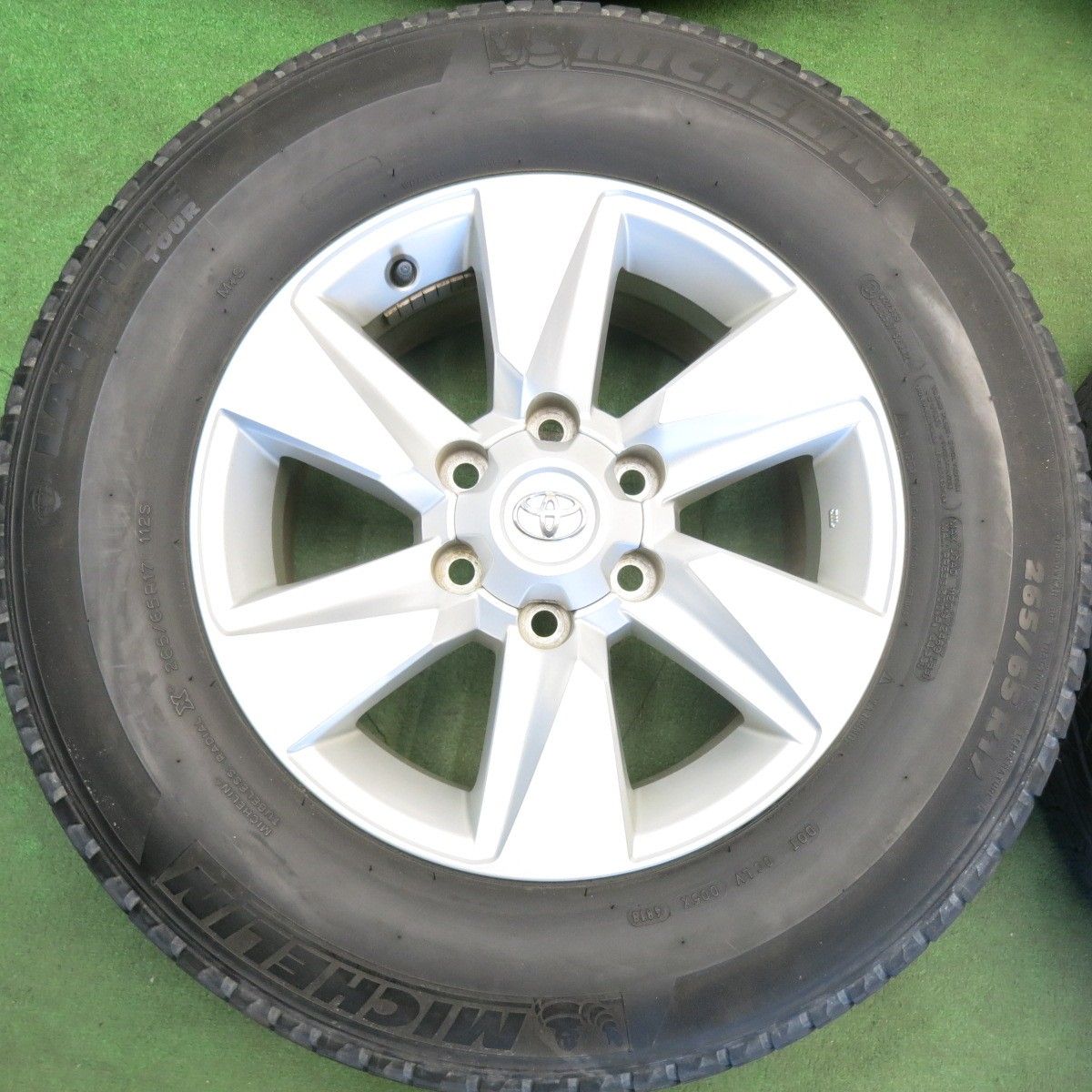 4本価格★トヨタ 150系 ランクル プラド 純正 265/65R17 ミシュラン LATITUDE TOUR 17インチ PCD139.7/6H★6051711HAノ