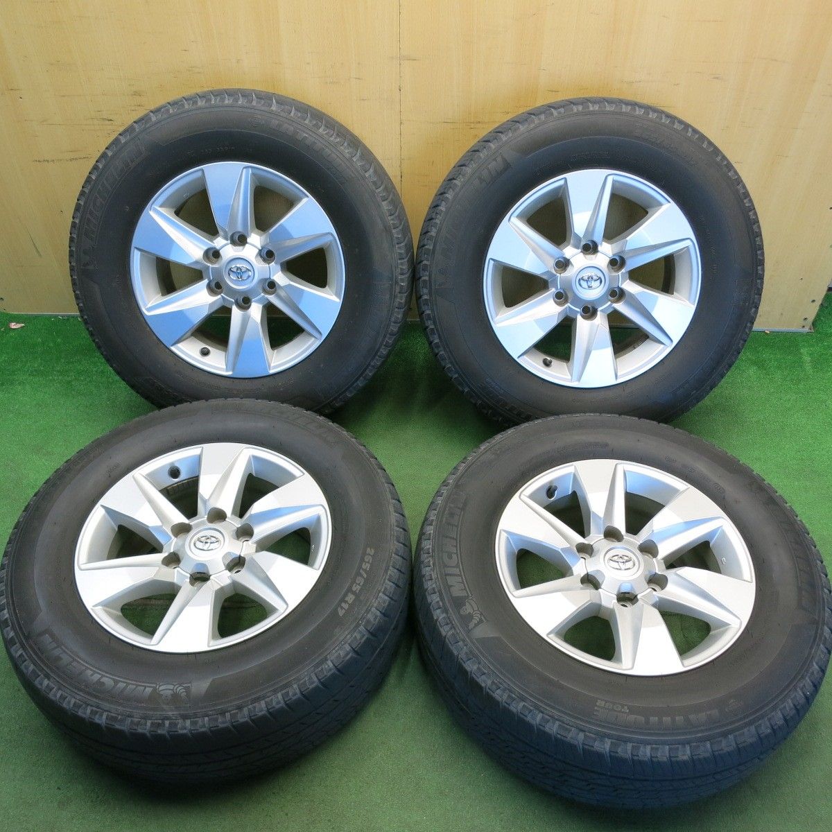 4本価格☆トヨタ 150系 ランクル プラド 純正 265/65R17 ミシュラン