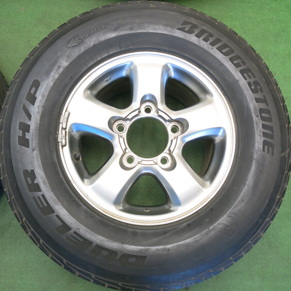 4本価格☆トヨタ ランクル 100 純正 275/70R16 ブリヂストン