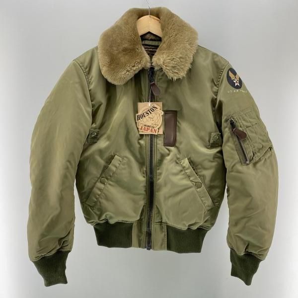 【中古】HOUSTON B-15B フライトジャケット オリーブ 38 5001 ヒューストン[24] 28,178円