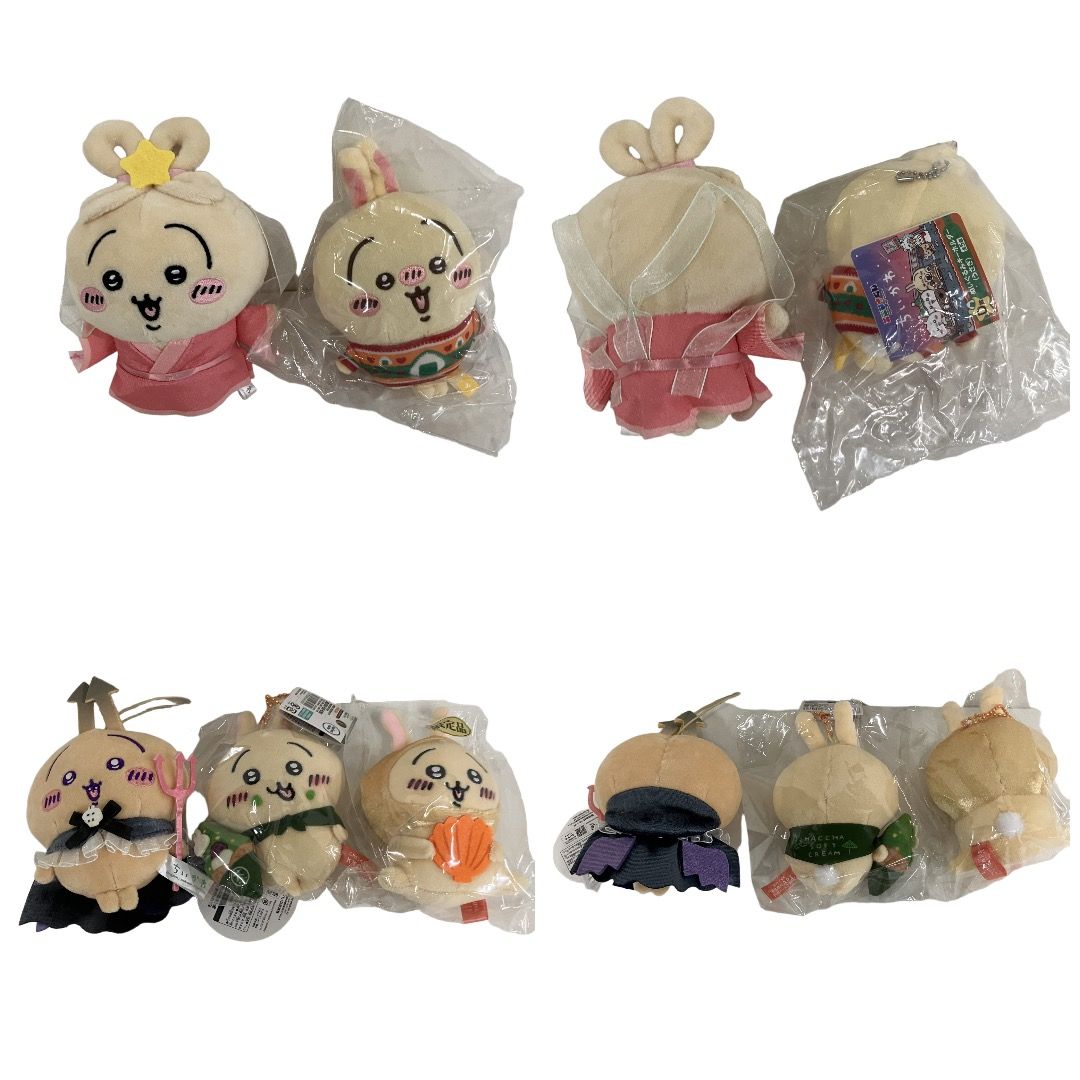 ちいかわ うさぎ モモンガ ぬいぐるみ 置物 マスコットストラップ おまとめ 中古 B11289401 ちいかわ うさぎ モモンガ ぬいぐるみ 置物 マスコットストラップ おまとめ 中古 B11289401