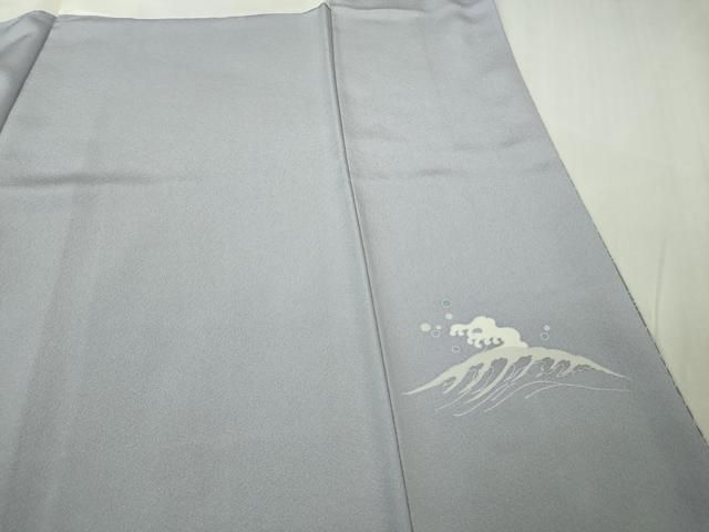 平和屋着物●極上 京加賀友禅 松本健一 訪問着 千鳥 舟 藤色地 暈し染め 逸品 未使用 DZAB6364kh6 平和屋着物●極上 京加賀友禅 松本健一 訪問着 千鳥 舟 藤色地 暈し染め 逸品 未使用 DZAB6364kh6
