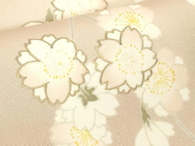 平和屋着物●極上 訪問着 駒刺繍 枝垂れ花 肌色地 暈し染め 金彩 逸品 DZAB6520kh6 平和屋着物●極上 訪問着 駒刺繍 枝垂れ花 肌色地 暈し染め 金彩 逸品 DZAB6520kh6
