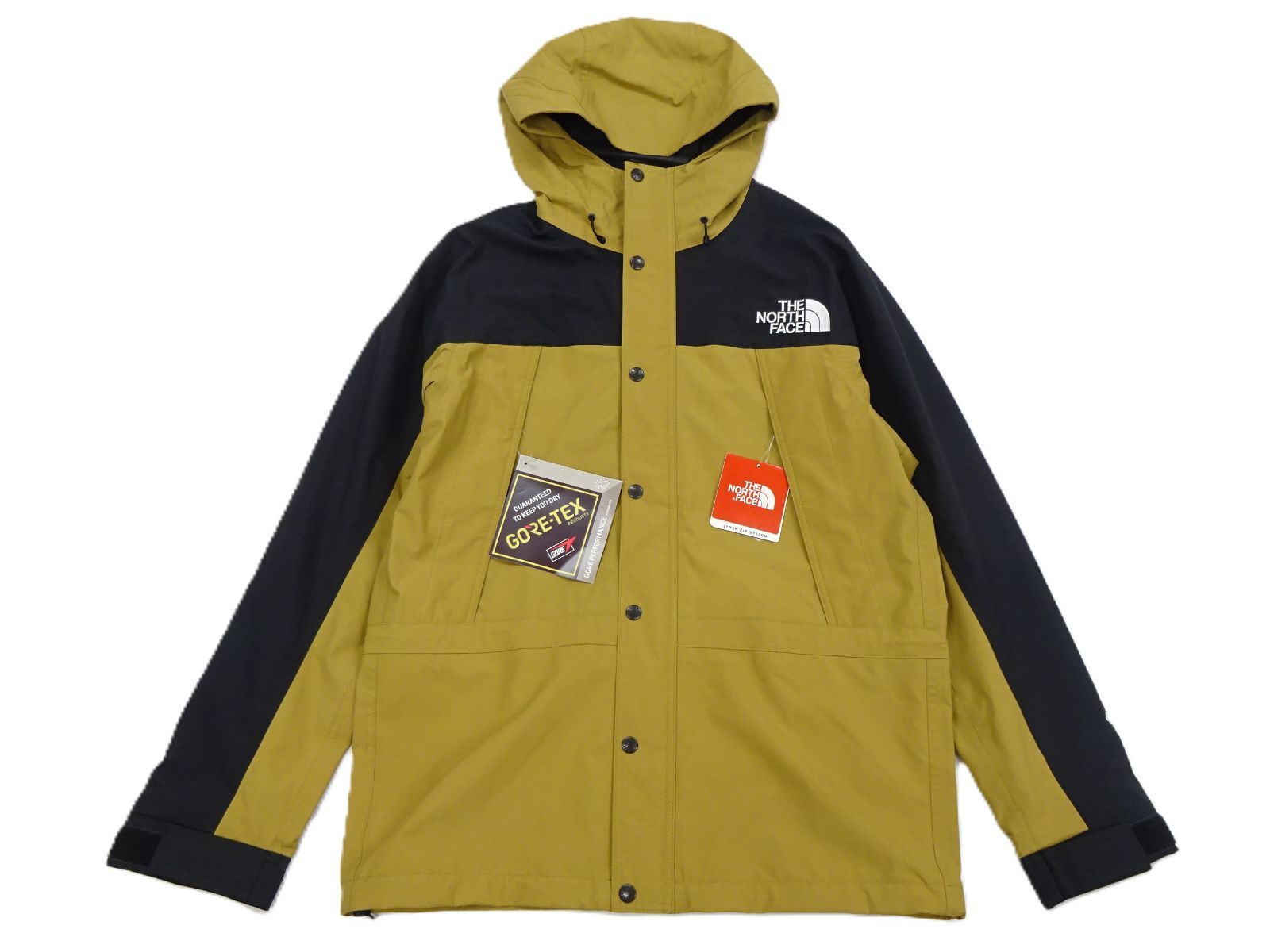 【未使用タグ付】THE NORTH FACE ザ・ノースフェイス NP118384 マウンテンライトジャケット ブリティッシュカーキ マウンテンパーカー ゴアテックス