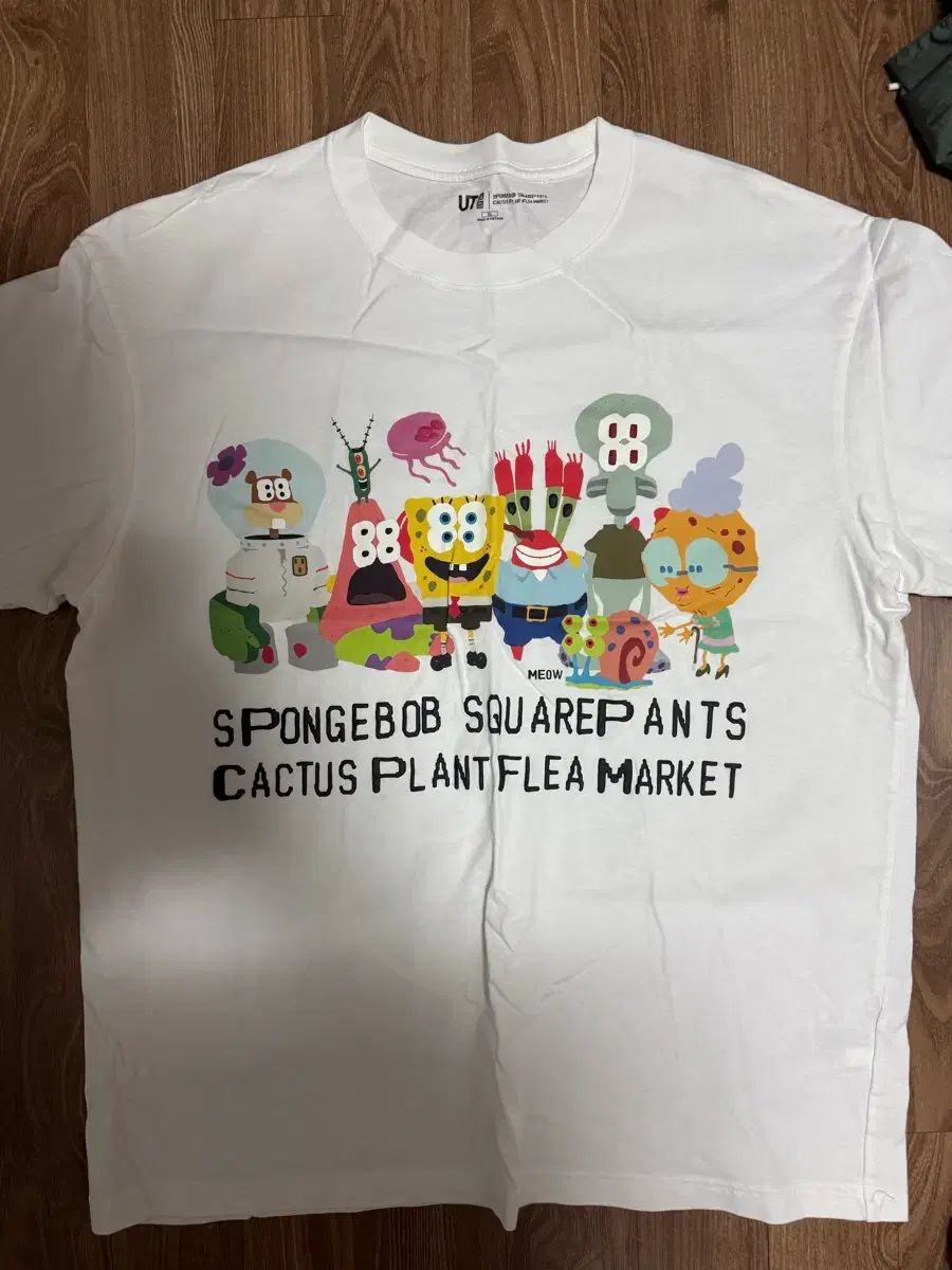 スポンジボブ UNIQLO ユニクロ 半袖Tシャツ XL