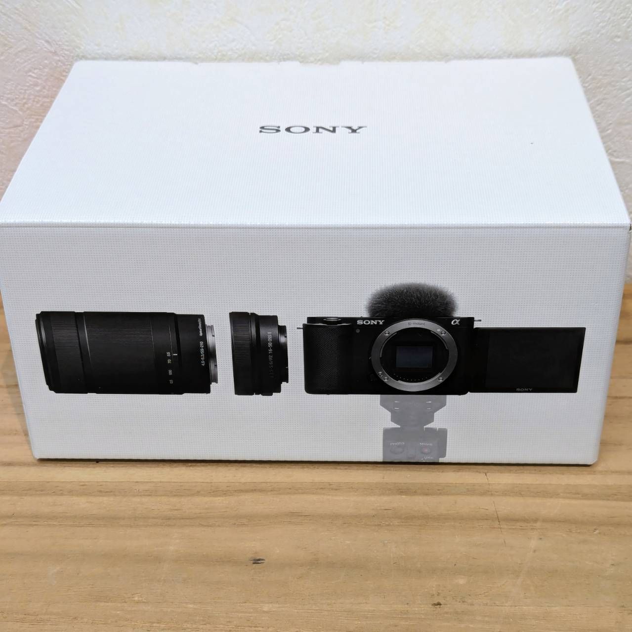 成】5/27保証書印の未使用 SONY VLOGCAM ZV-E10X ダブルズームレンズ 