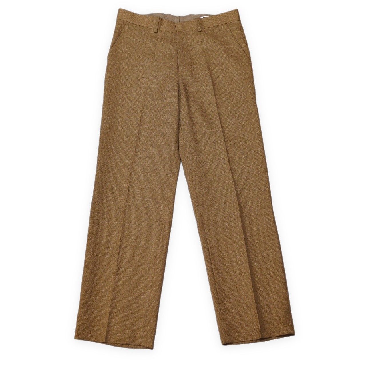 AURALEE オーラリー 20SS WOOL CUPRA LINEN SLACKS スラックス パンツ ブラウン Size4 日本製 A20SP02CL