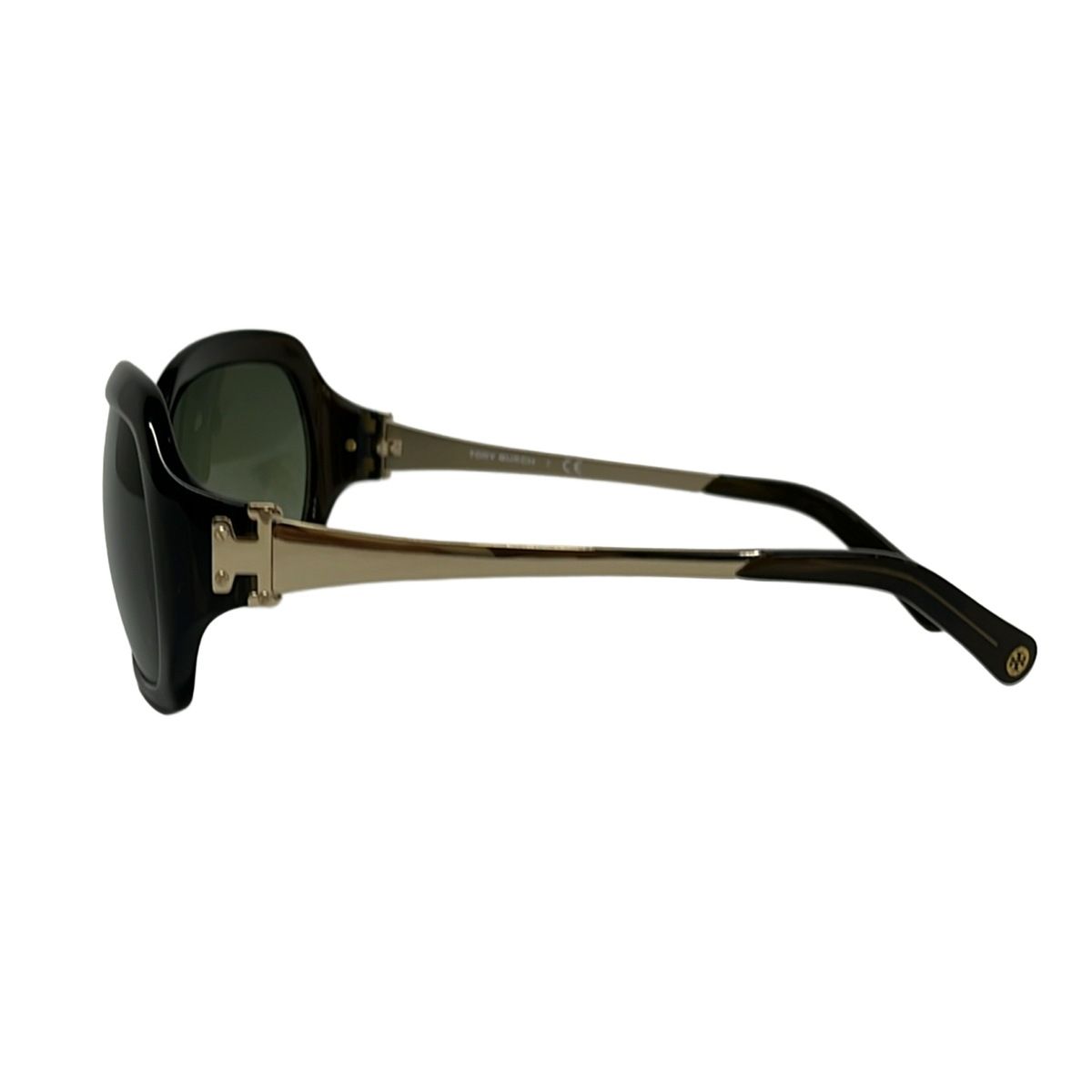 TORY BURCH(トリーバーチ) サングラス美品 - TY7009 ダークブラウン×ゴールド TORY BURCH(トリーバーチ) サングラス美品 - TY7009 ダークブラウン×ゴールド