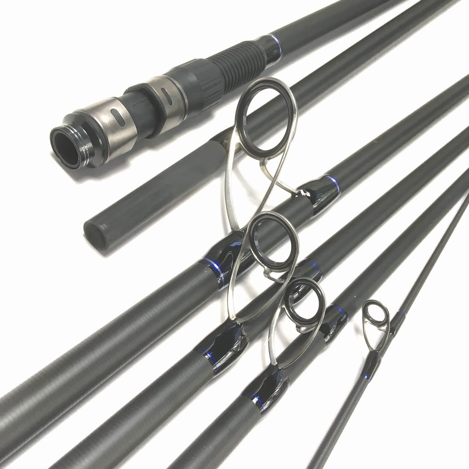 コイ釣り竿 14ft (4.2m) EVA カープロッド 6ピース 3.75LB 鯉釣り竿 トラベルロッド キャットフィッシュロッド サーフロッド 投げ竿 防波堤 波止釣り [14ft(4.2m)カープロッド6本継ぎ3.75LB]