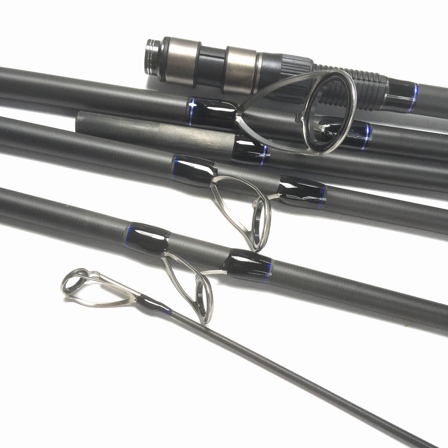 コイ釣り竿 14ft (4.2m) EVA カープロッド 6ピース 3.75LB 鯉釣り竿 トラベルロッド キャットフィッシュロッド サーフロッド 投げ竿 防波堤 波止釣り [14ft(4.2m)カープロッド6本継ぎ3.75LB]