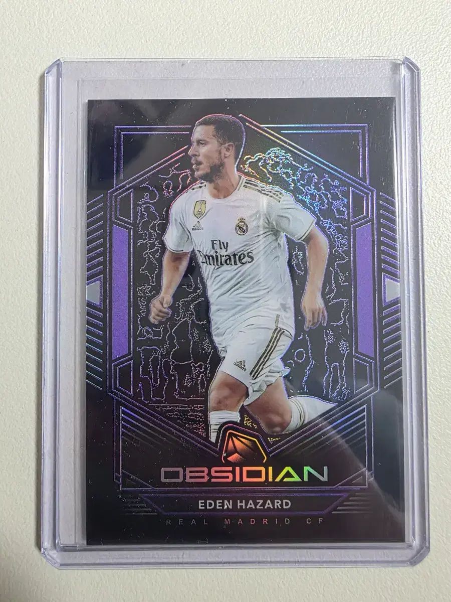 2019-20 Eden Hazard obsidian PURPLE カード Real Madrid