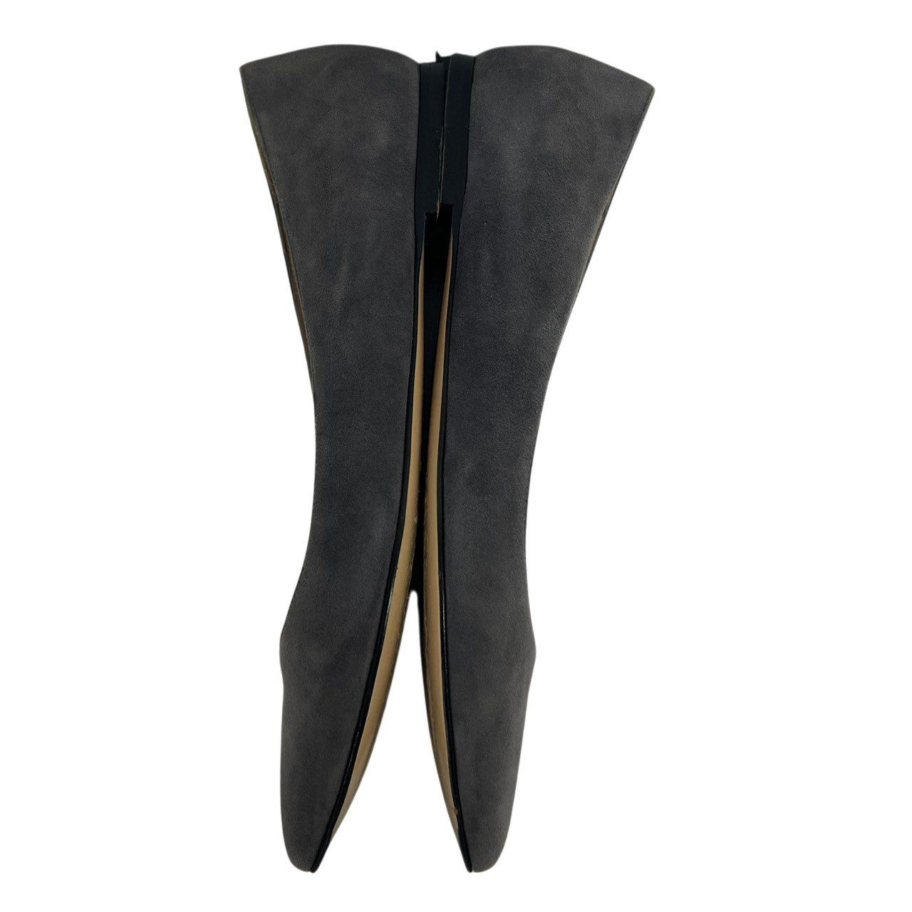 美品/Gianvito Rossi/ジャンヴィトロッシ/20879/GIANVITO FLAT/バレエシューズ/スエード/グレー/37/RS1441 美品/Gianvito Rossi/ジャンヴィトロッシ/20879/GIANVITO FLAT/バレエシューズ/スエード/グレー/37/RS1441