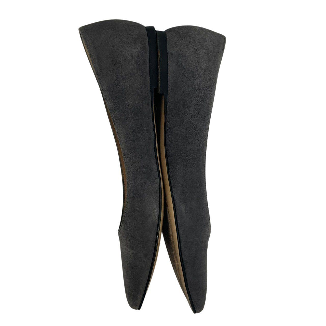 美品/Gianvito Rossi/ジャンヴィトロッシ/20879/GIANVITO FLAT/バレエシューズ/スエード/グレー/37/RS1441 美品/Gianvito Rossi/ジャンヴィトロッシ/20879/GIANVITO FLAT/バレエシューズ/スエード/グレー/37/RS1441