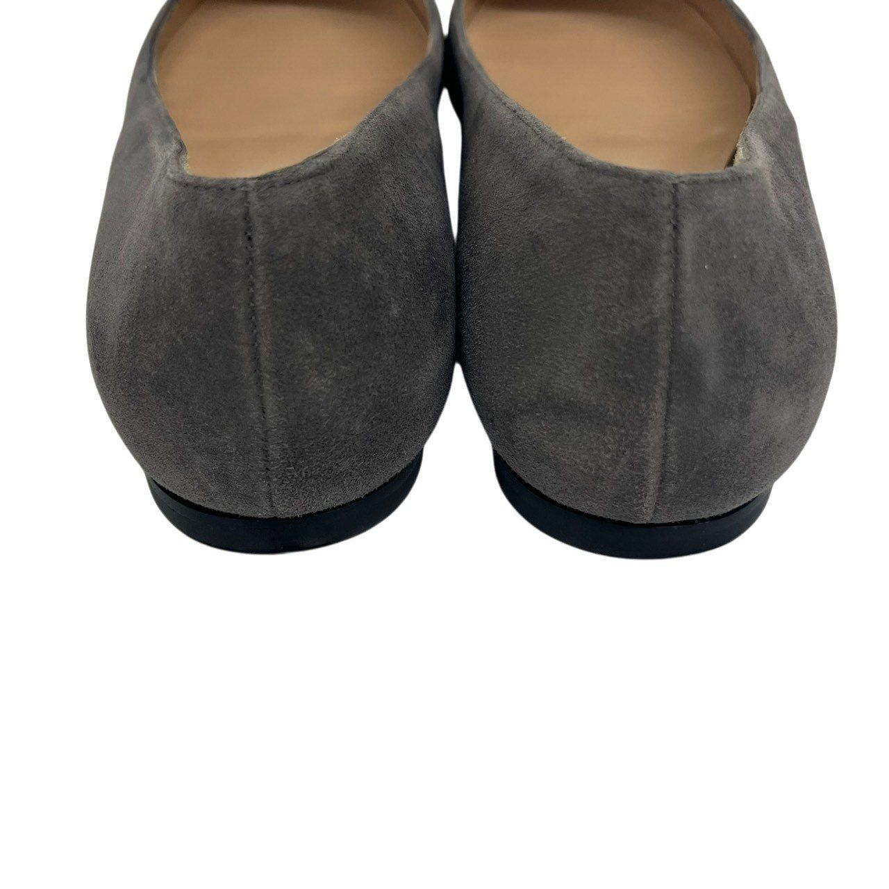 美品/Gianvito Rossi/ジャンヴィトロッシ/20879/GIANVITO FLAT/バレエシューズ/スエード/グレー/37/RS1441 美品/Gianvito Rossi/ジャンヴィトロッシ/20879/GIANVITO FLAT/バレエシューズ/スエード/グレー/37/RS1441