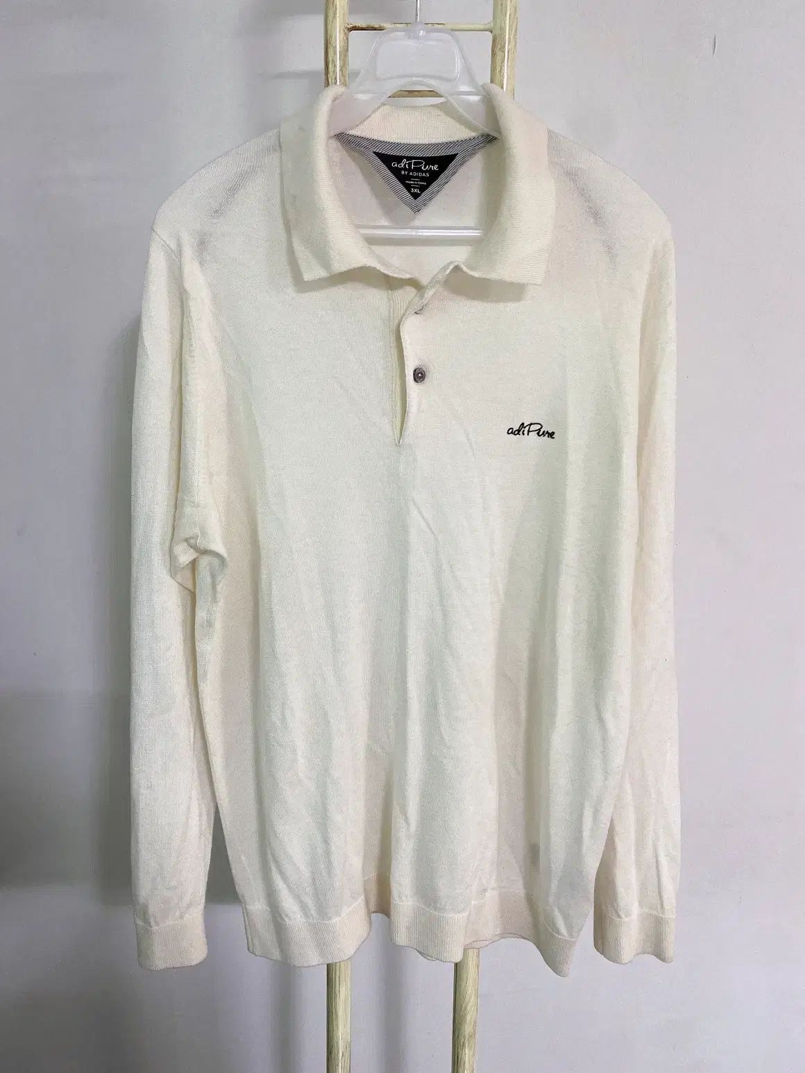 モンヴィンテージ(105) アディダス ゴルフ メンズ ウールカシミア ニットTシャツ