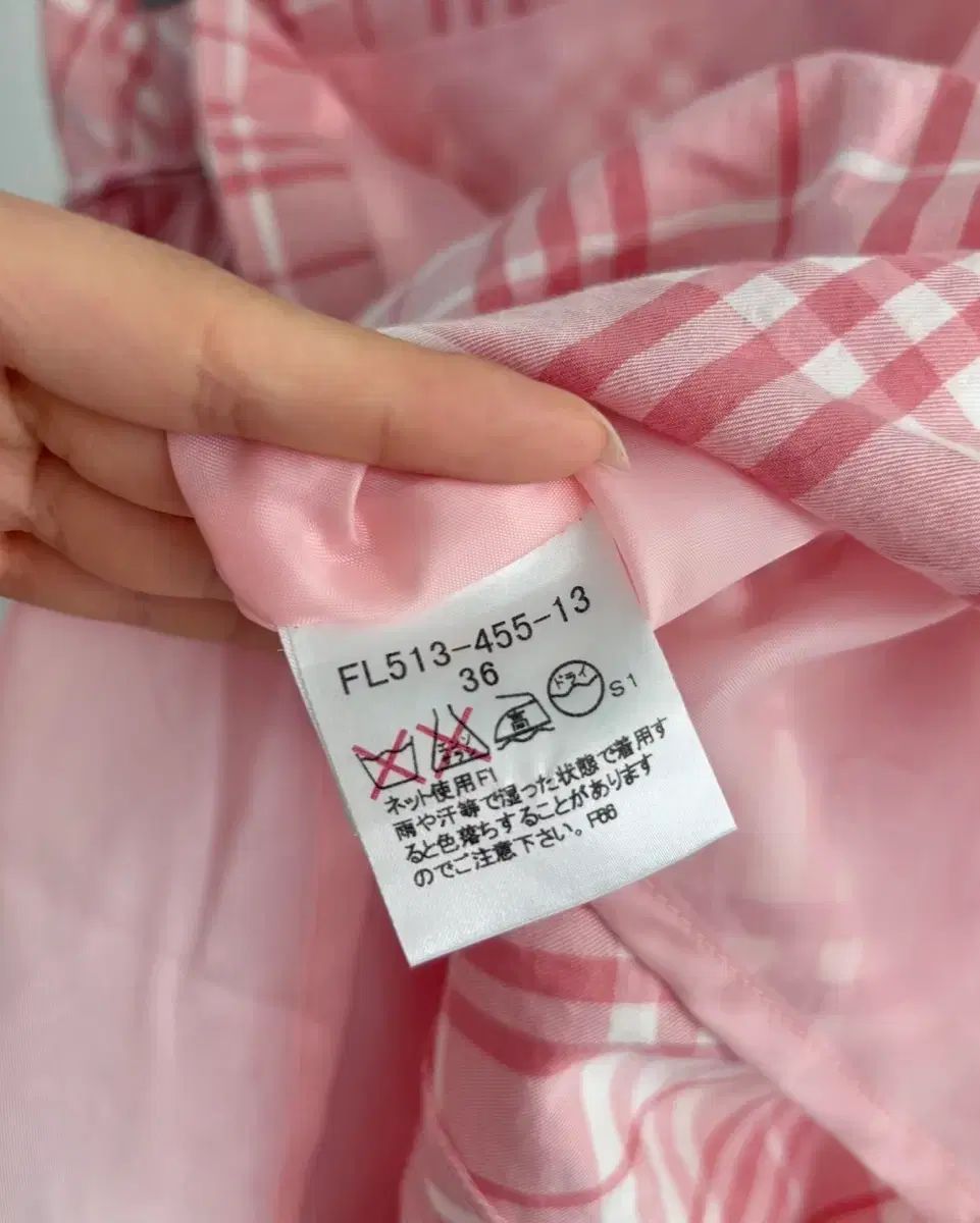 BURBERRY バーバリー ピンク ノヴァチェック ミディ スカート