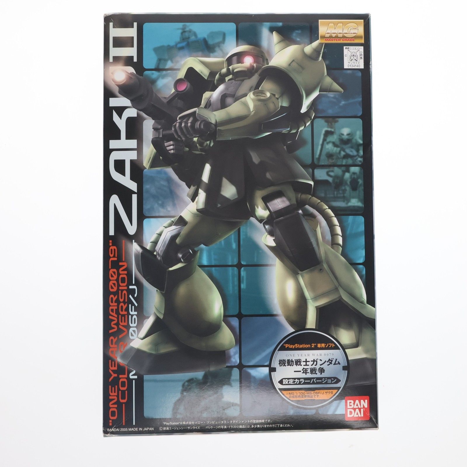 MG 1/100 MS-06F/J ザクII 機動戦士ガンダム 一年戦争 設定カラーバージョン プラモデル(0134140) バンダイ