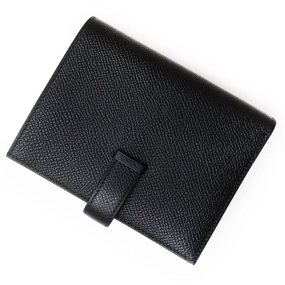 エルメス ベアン コンパクト ヴォーエプソン ノワール ブラック Y刻印 二つ折り財布 レザー シルバー金具 箱付 HERMES(新品・未使用品) エルメス ベアン コンパクト ヴォーエプソン ノワール ブラック Y刻印 二つ折り財布 レザー シルバー金具 箱付 HERMES(新品・未使用品)