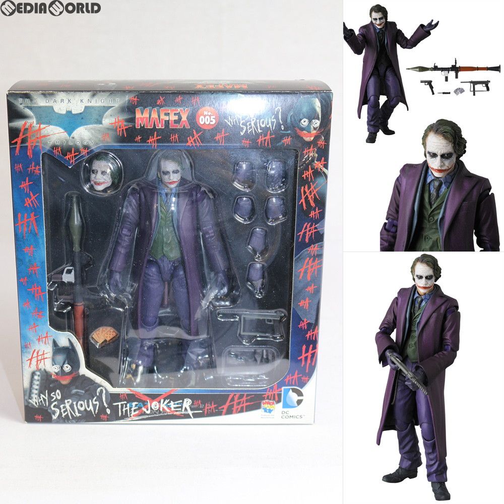 マフェックス No.005 MAFEX THE JOKER(ジョーカー) BATMAN THE DARK KNIGHT(バットマン ダークナイト) 完成品 可動フィギュア メディコム・トイ