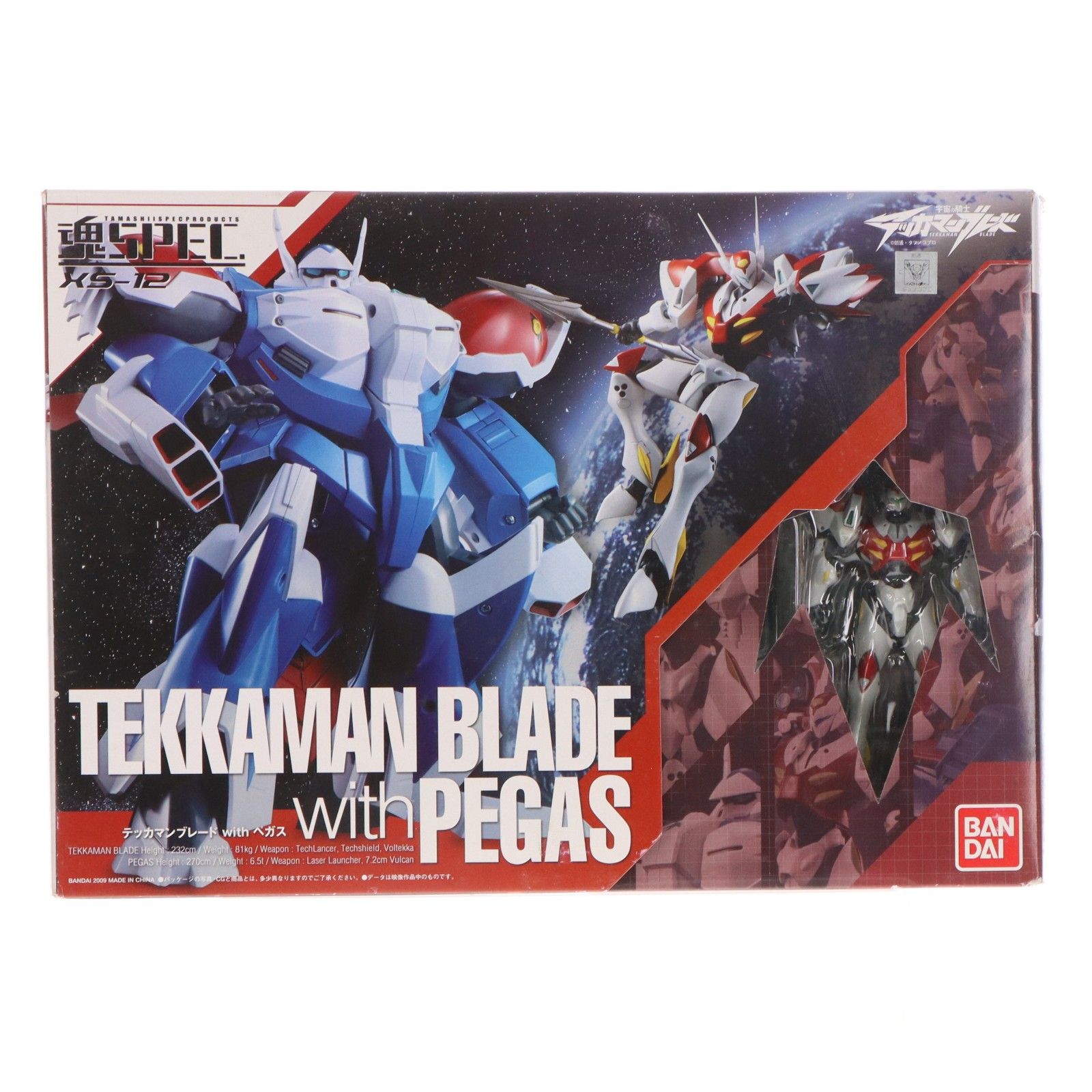 魂SPEC XS-12 宇宙の騎士テッカマンブレード with ペガス 完成品 可動フィギュア バンダイ