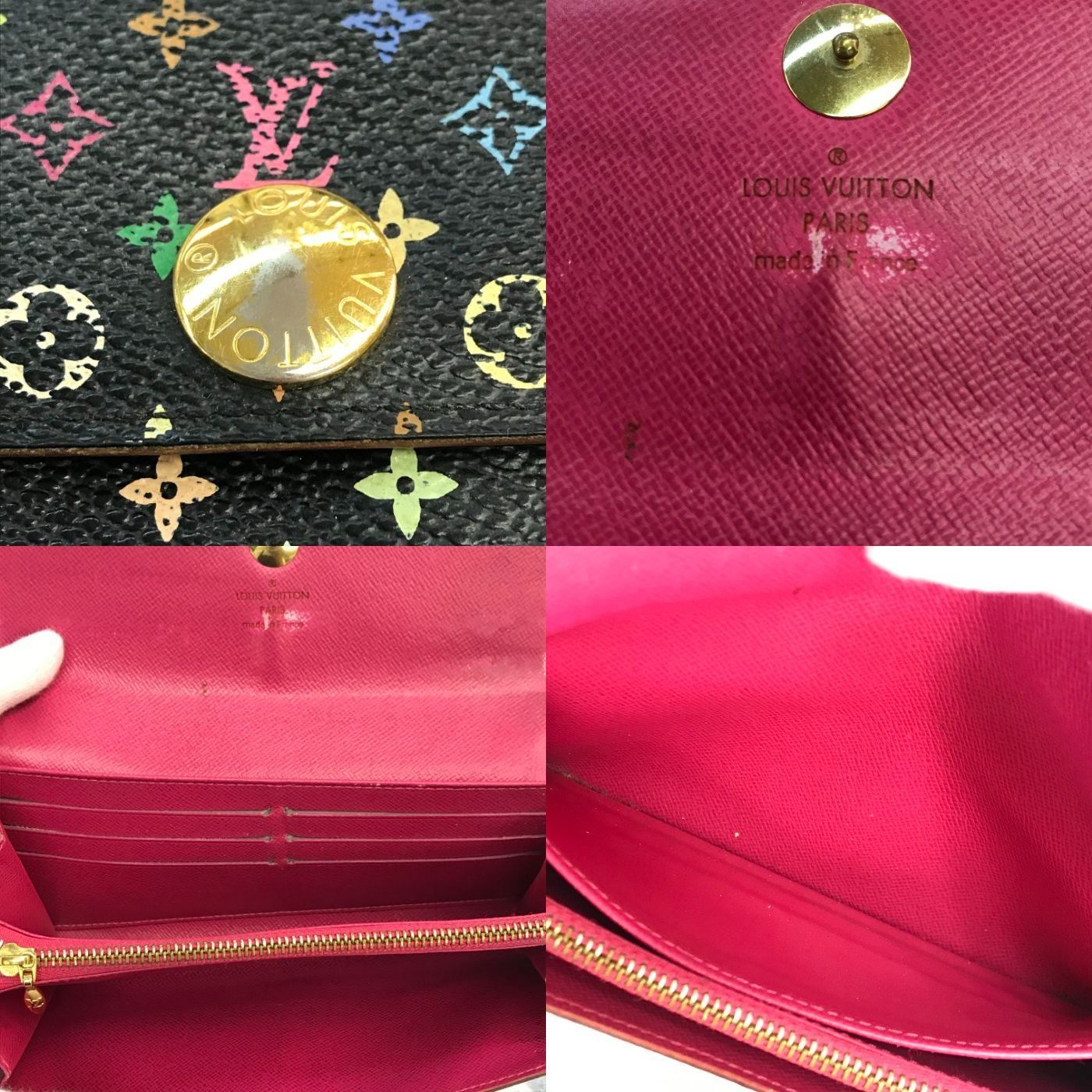 LOUIS VUITTON ルイ ヴィトン モノグラムマルチカラー ポルトフォイユ 