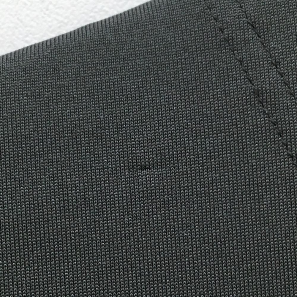 超美品】フェリージイルゴルフ 半袖ハイネックシャツ グレー×白 パネル