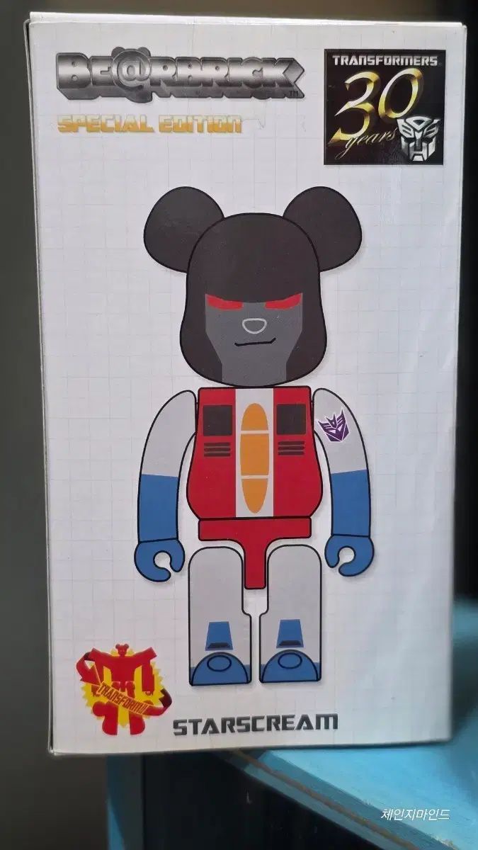 BE@RBRICK(ベアブリック) トランスフォーマー スター・スクリーム 20周年 EDITION 未開封
