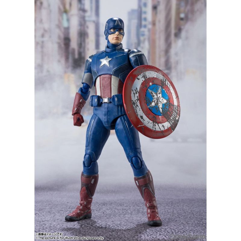 S.H.Figuarts(フィギュアーツ) キャプテン・アメリカ -AVENGERS ASSEMBLE EDITION-(アベンジャーズ) 完成品 可動フィギュア