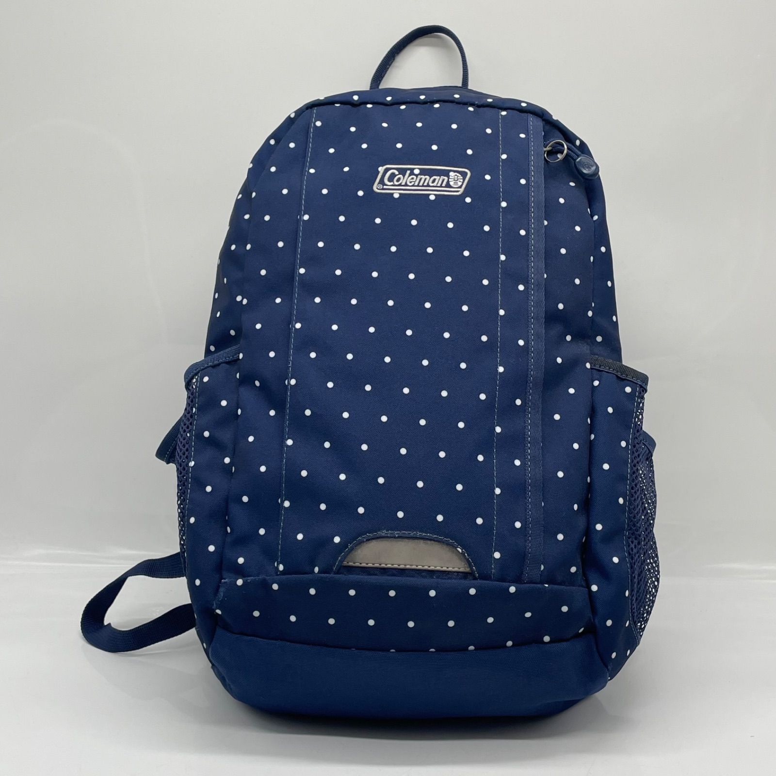 BN9045Coleman コールマン バックパック リュック ネイビー ドット柄 