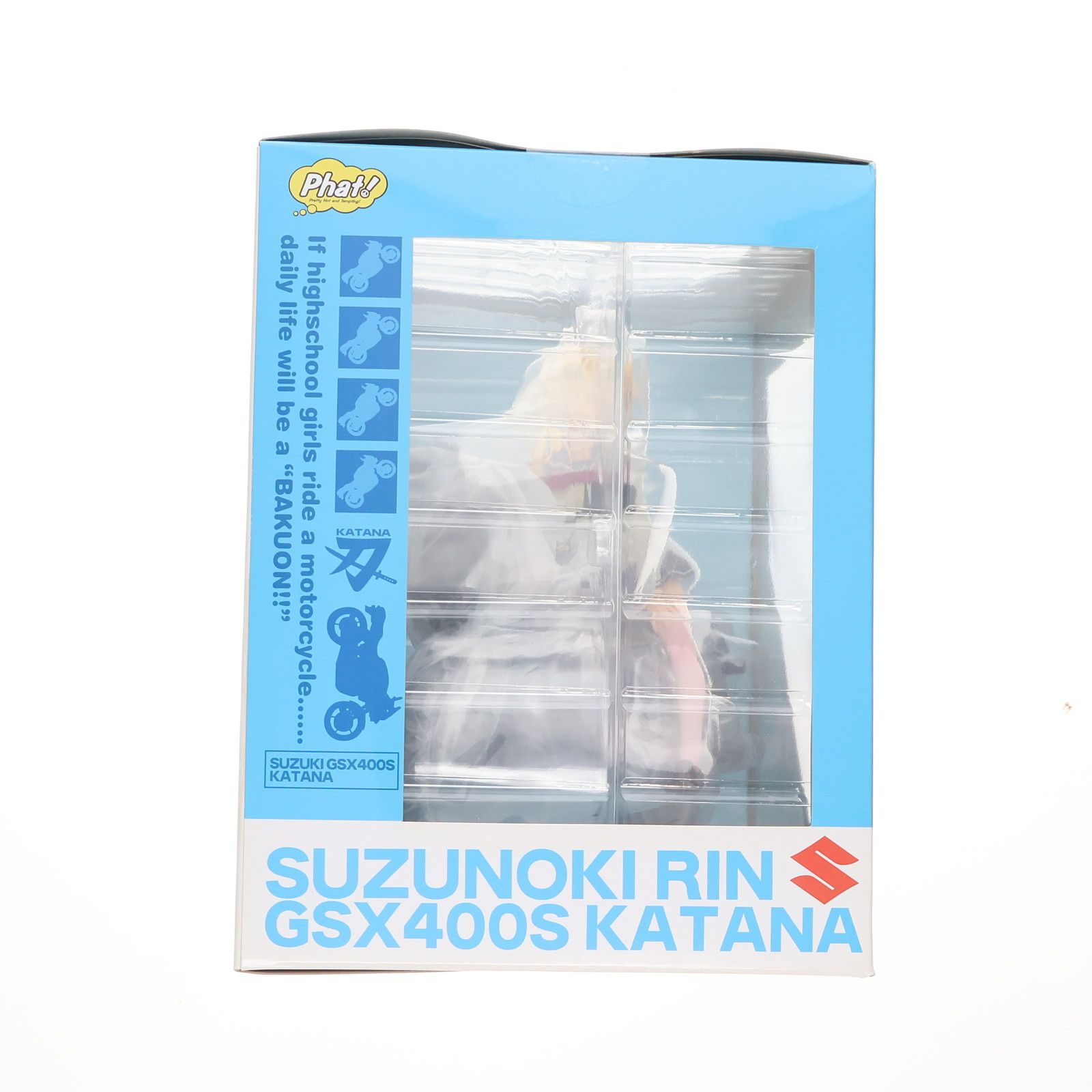 鈴乃木凜&GSX400S カタナ ばくおん!! 1/10 完成品 フィギュア Phat!(ファット・カンパニー)