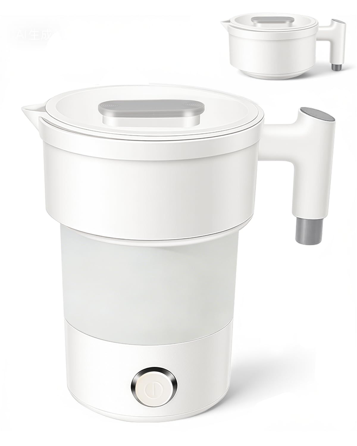 ケトル折りたたみケトル 電気ケトル 持ち運び 電気ポット 600ml 100-110V 日本専用モデル 可折りたたみ アウトドア キャンプ・旅行・出張用 日本語取扱説明書付き PSE認証済み 手動電源オフ仕様 AB0020″mn 3b11a7d9