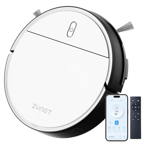ロボット掃除機 3000Pa強力吸引 150分間連続稼働 Zynet D6 お掃除ロボット 自動充電 予約清掃 スマホ連動 Wifi/Alexa/アプリ対応 音声制御 リモコン遠隔操作 自動掃除機 衝突センサー 落下防止 多種掃除モード ブラ 551630bd
