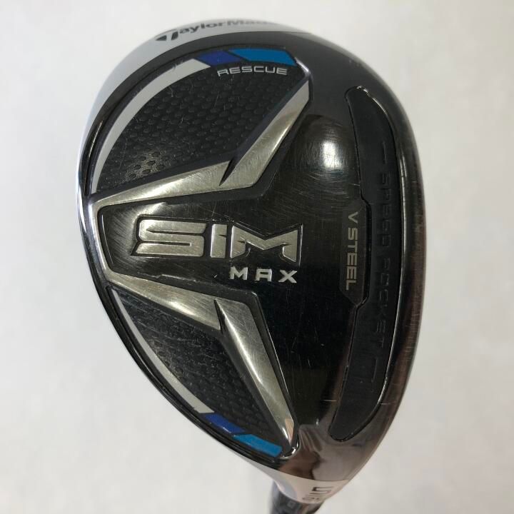 テーラーメイド　【訳あり】SIM MAX　25度　TENSEI BLUE TM60　Sフレックス　ユーティリティ　中古【最短即日発送】