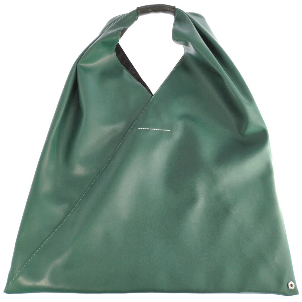 Maison Margiela MM6 メゾンマルジェラ 巾着ハンドバッグ グリーン 通勤 通学【オールシーズン】【♀】【A】【レディース】★■616046【中古】
