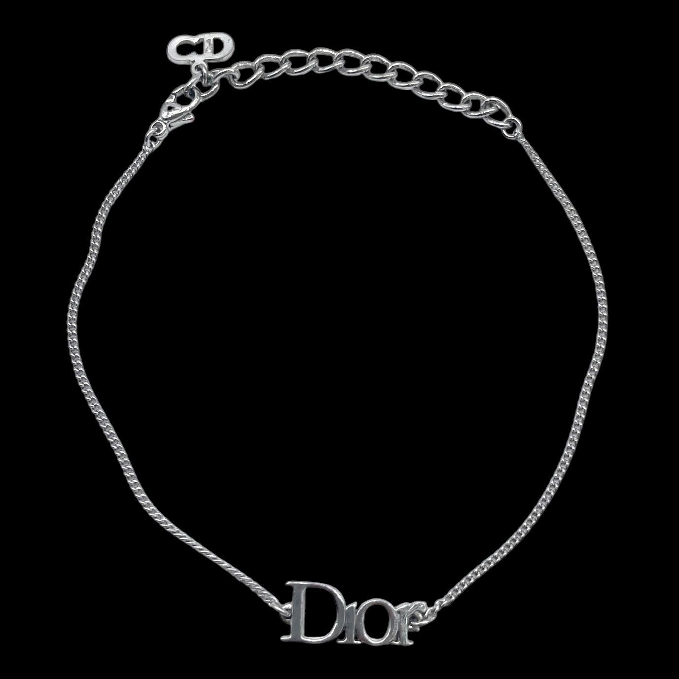 Christian Dior クリスチャンディオール ブレスレット CDロゴチェーン