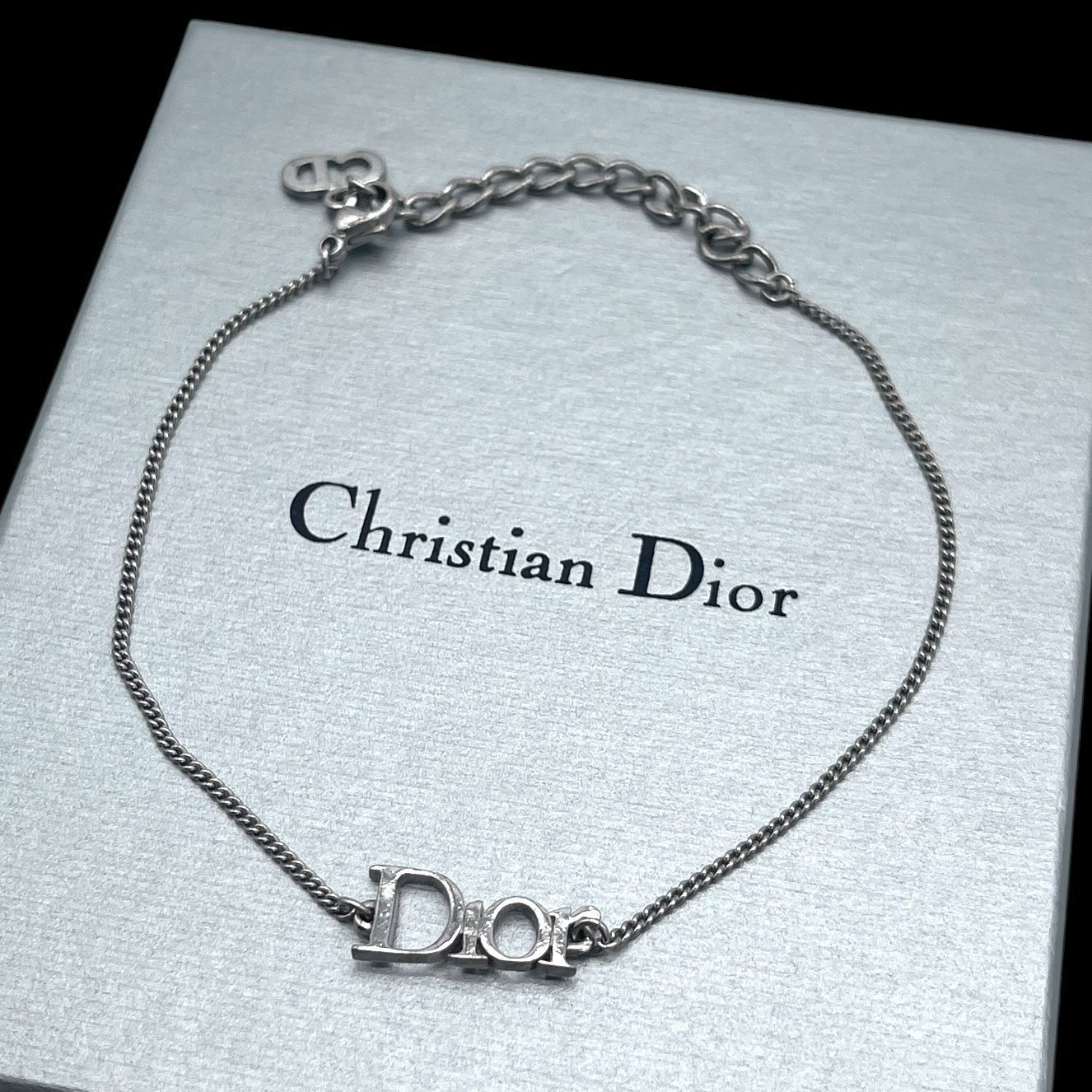 Christian Dior クリスチャンディオール ブレスレット CDロゴチェーン