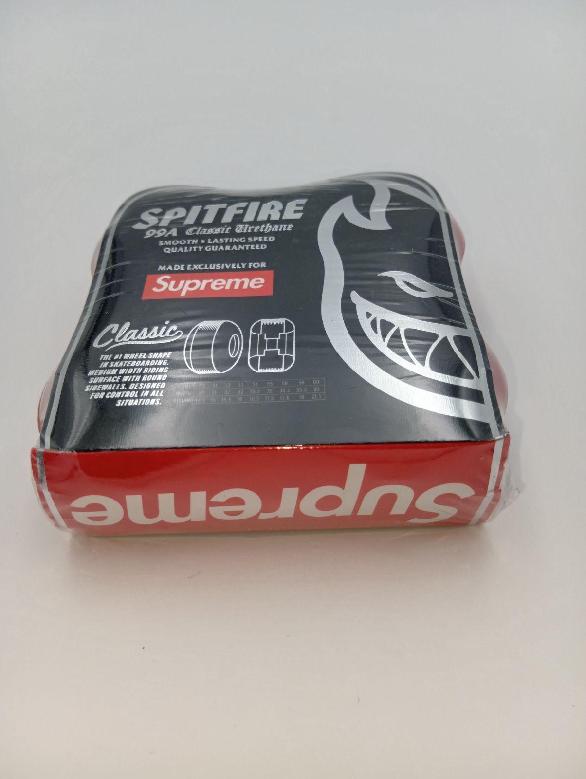 新品未開封】Supreme Spitfire Shop Wheels ウィール 赤 54mm - メルカリ