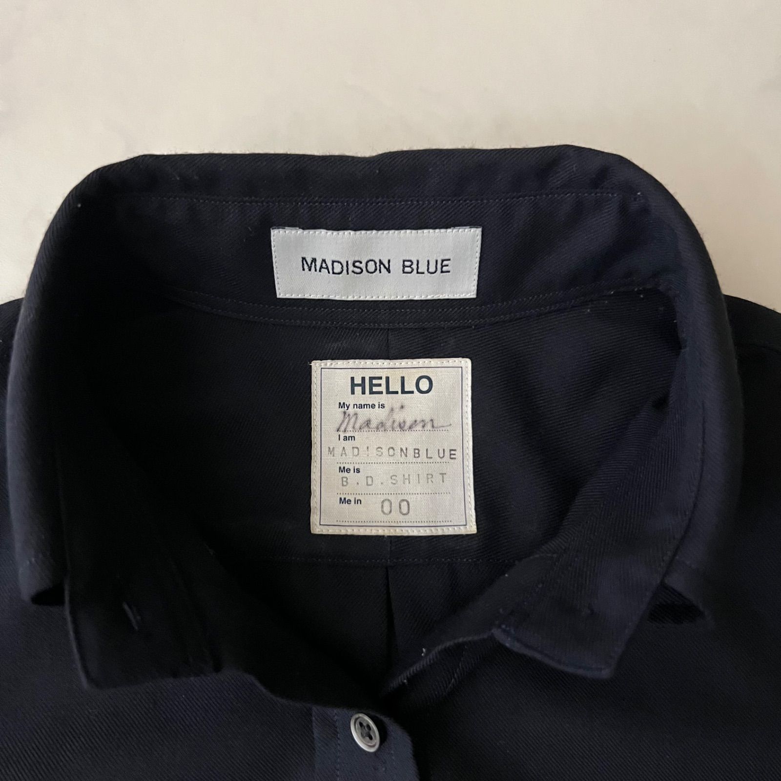 MADISON BLUE (マディソンブルー) 5分丈 シャツ サイズ0 XS相当 