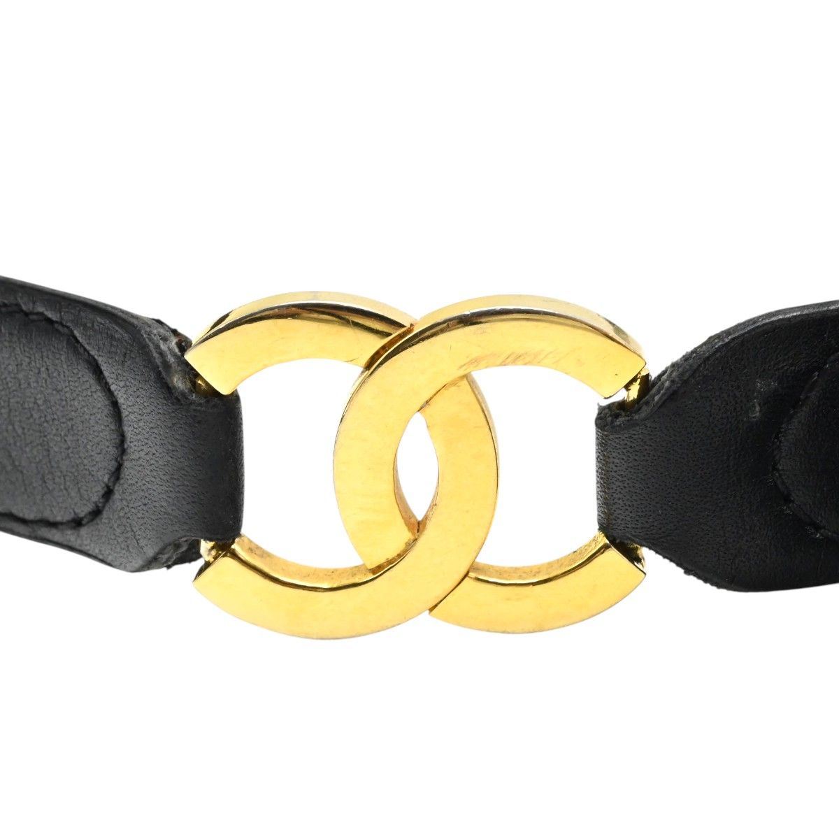 CHANEL シャネル ココマーク レザ― レディースベルト 70/28 ブラック