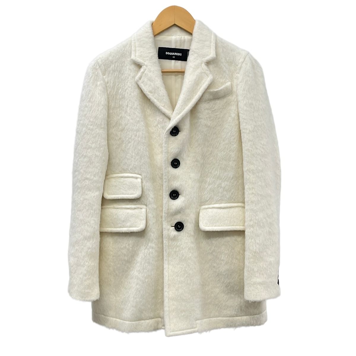 DSQUARED2(ディースクエアード) コート サイズ42 M レディース美品 - 白 長袖/冬