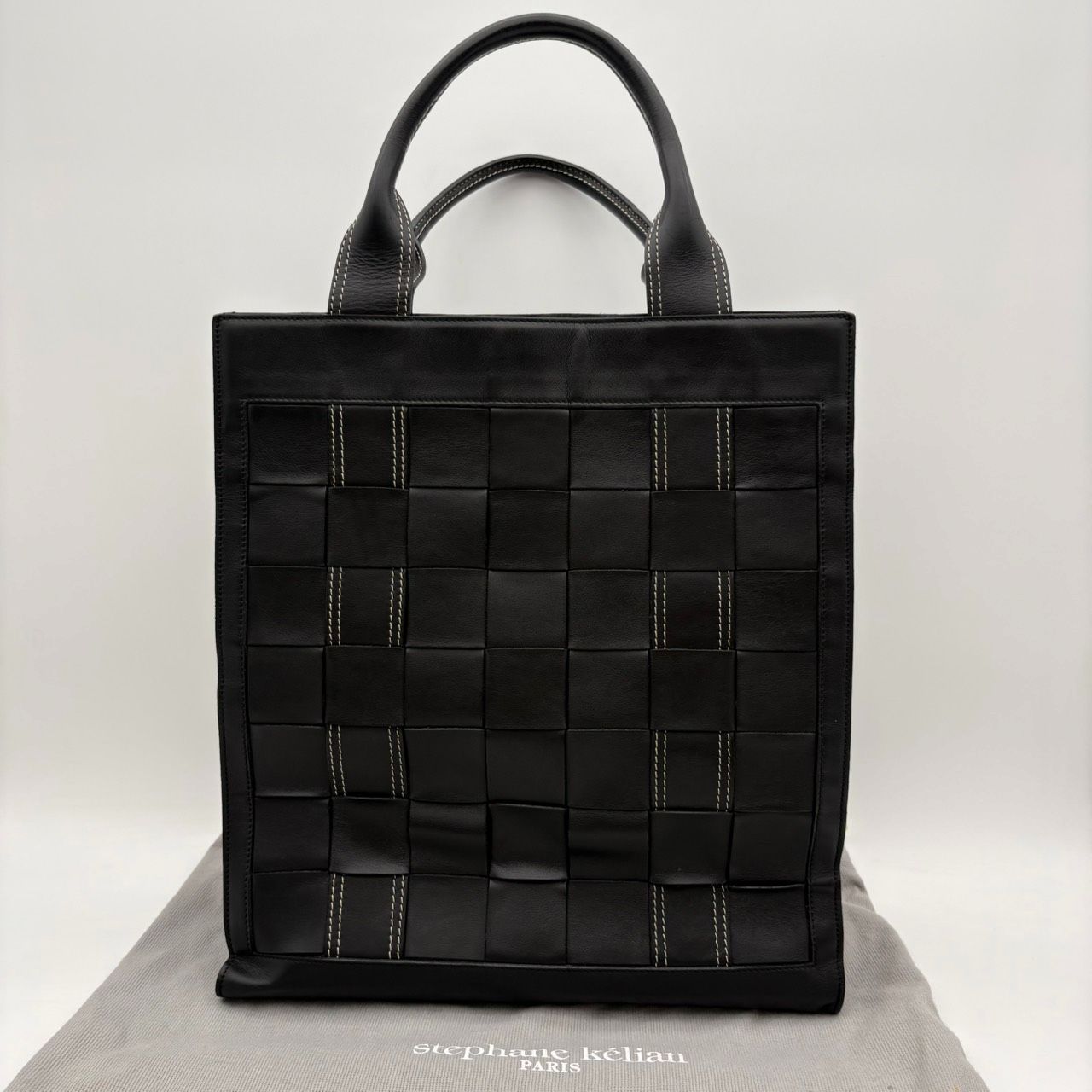 stephane kelian PARIS ステファンケリアン トートバッグ レザー 黒