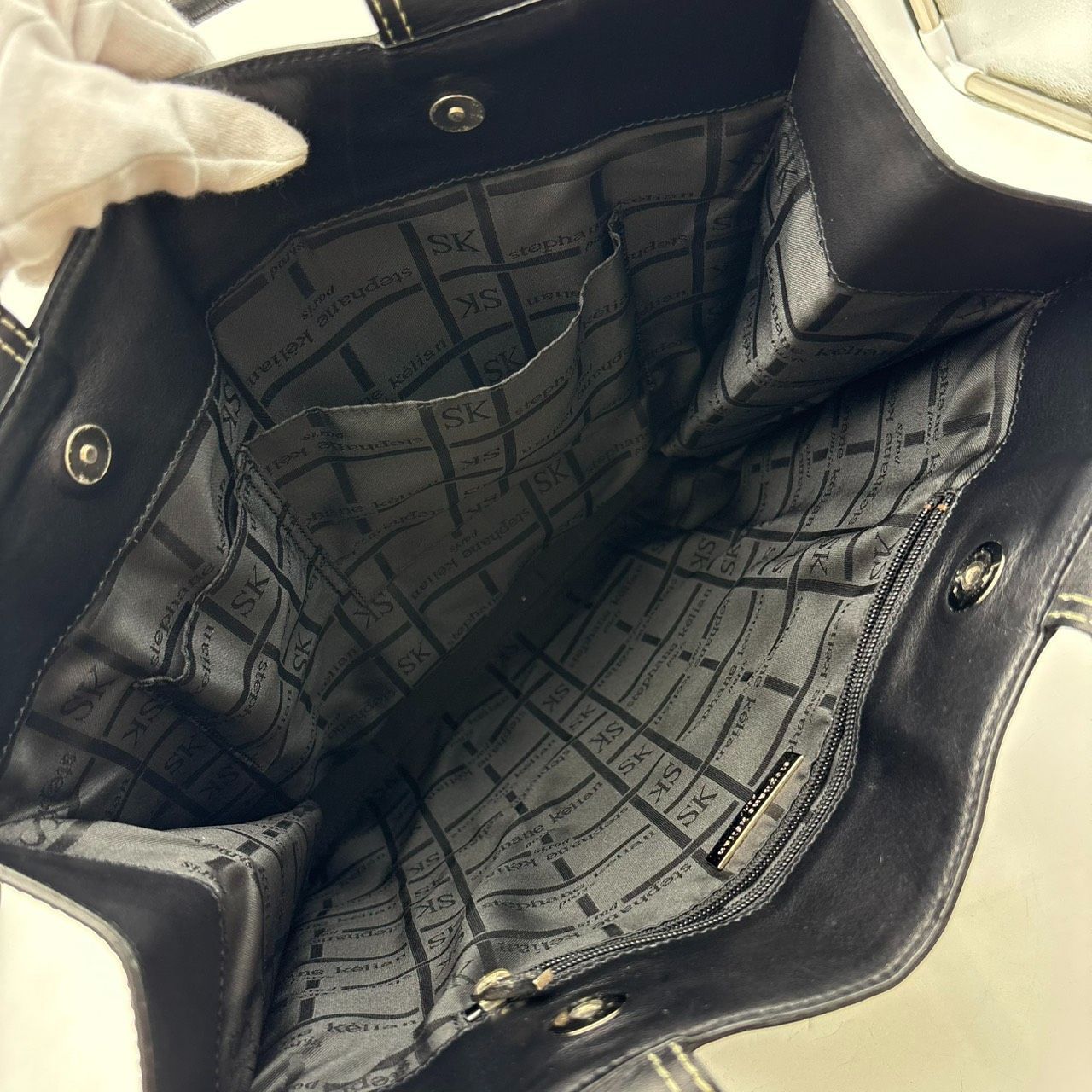 stephane kelian PARIS ステファンケリアン トートバッグ レザー 黒