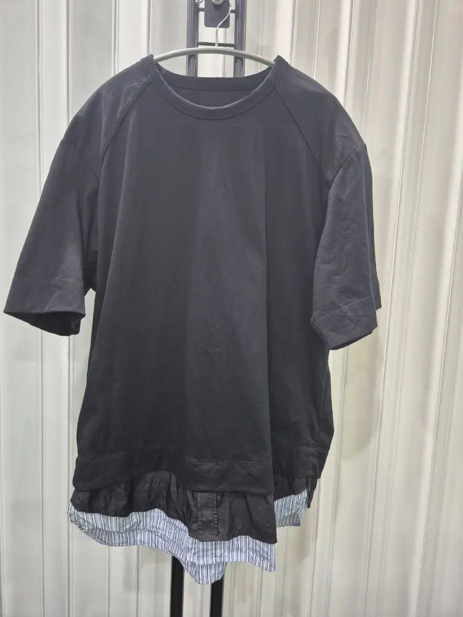 正規品) Juun.J ジュンジェイ レイヤード ブラック 半袖 Tシャツ