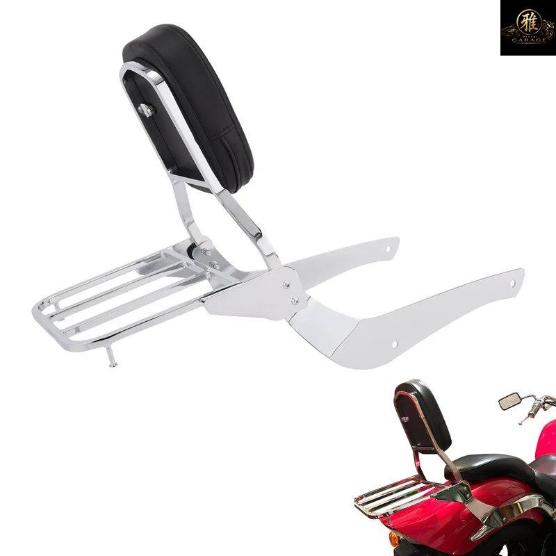 オートバイ用バックレスト シーシーバーラック INTRUDER/VOLUSIA VL800 2001-2011 BOULEVARD C50 2005-2011