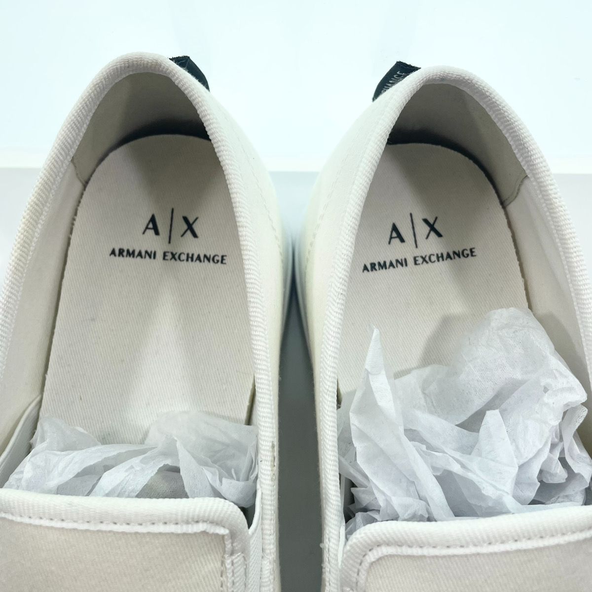 アルマーニ エクスチェンジ ARMANI EXCHANGE CANVAS SLIP-ON 