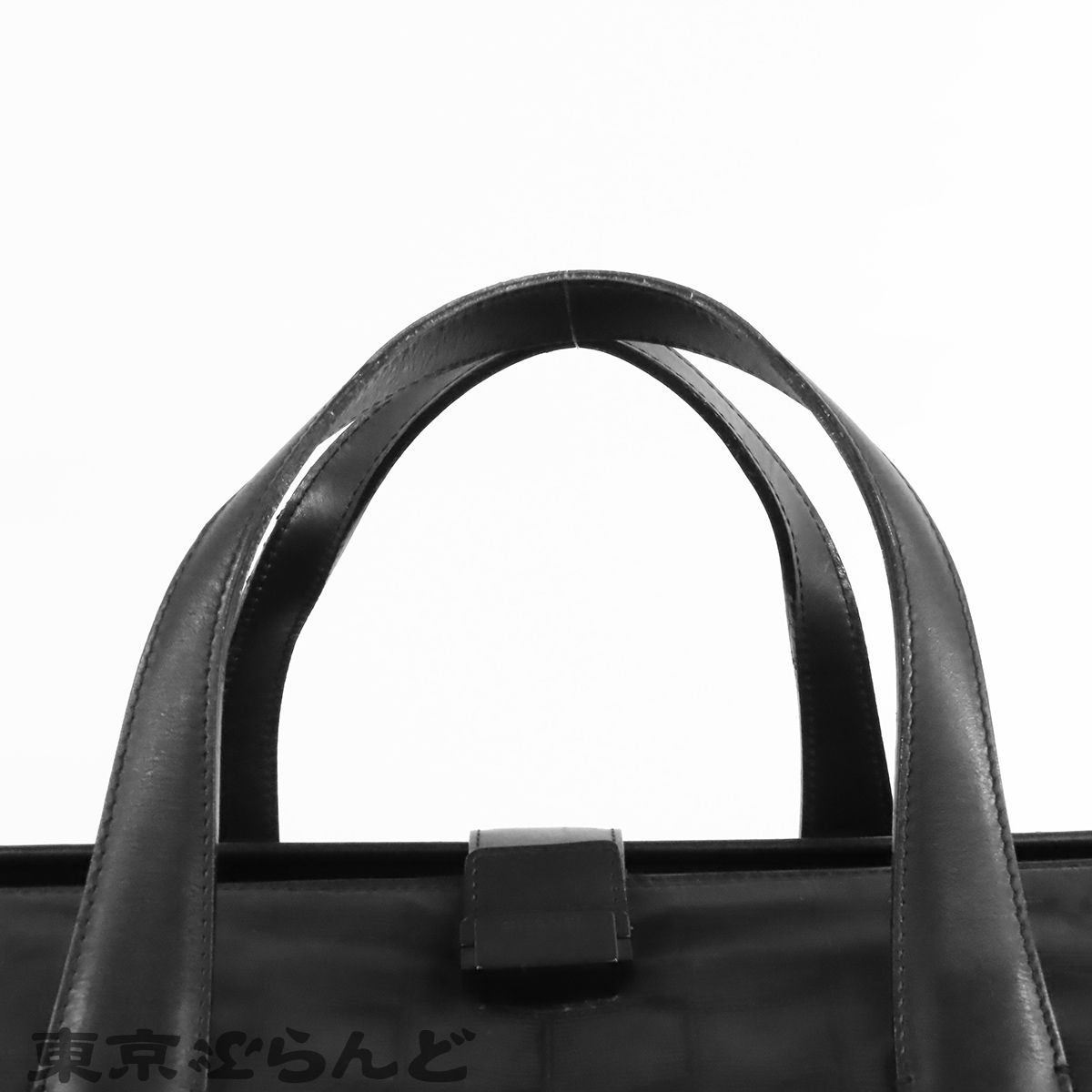 シャネル CHANEL ニュートラベルライン ボストンバッグ ブラック 黒
