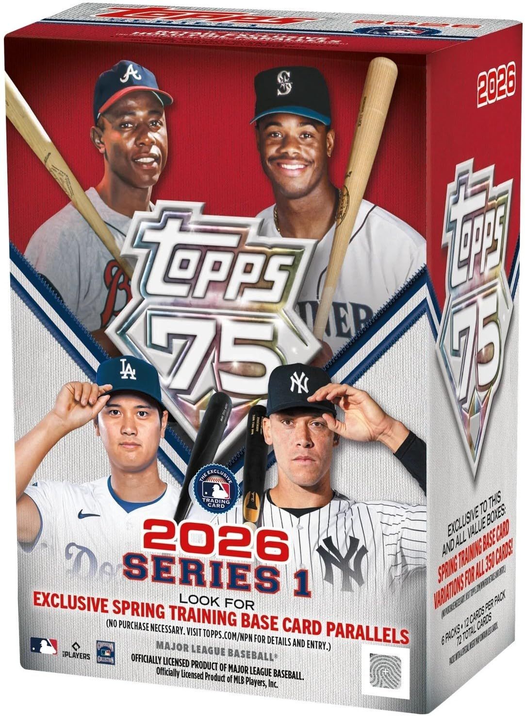 2026 Topps ベースボールシリーズ1 バリューブラスターボックス。