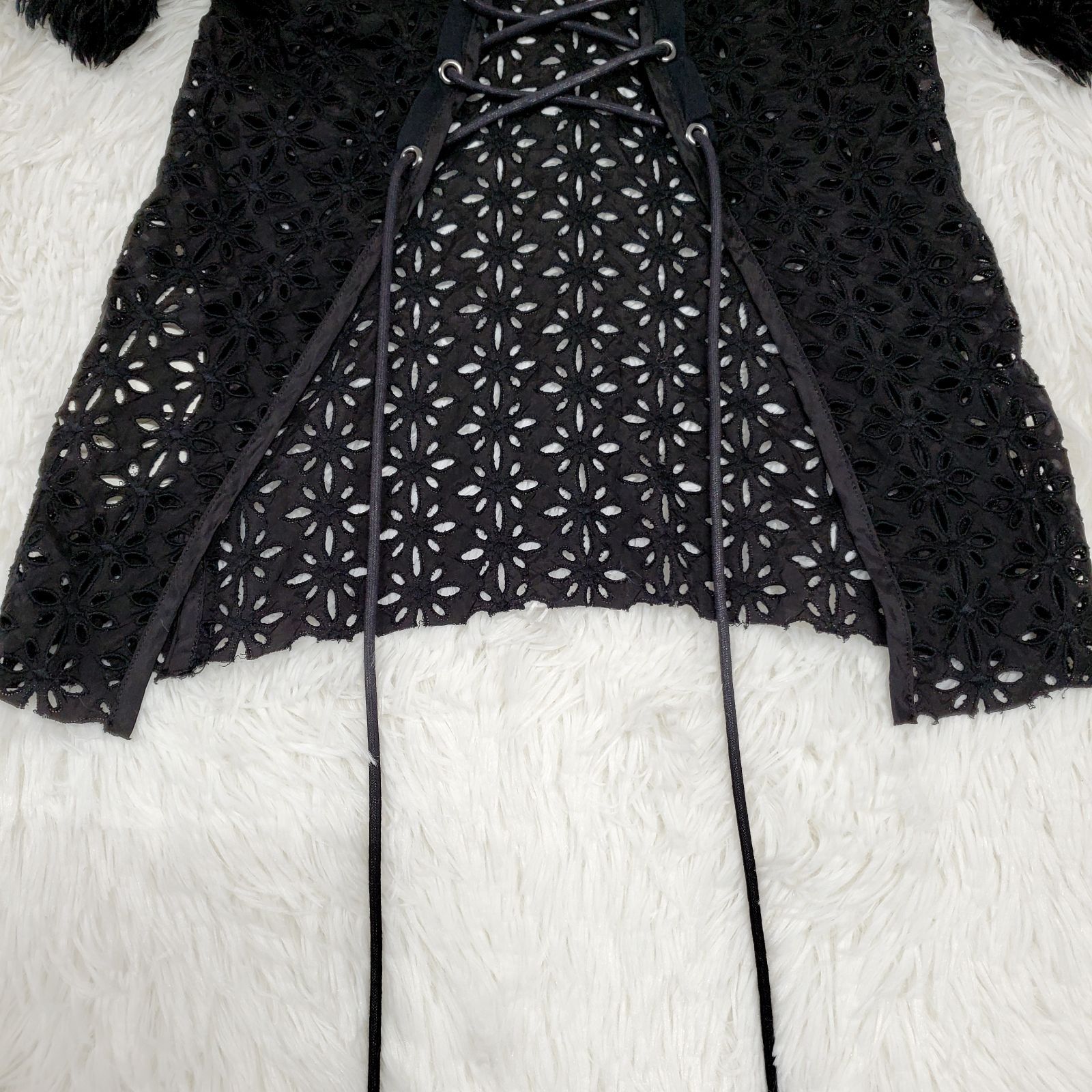 sacai サカイ 半袖 ブラウス シャツ ファードッキング 切り替え 花柄