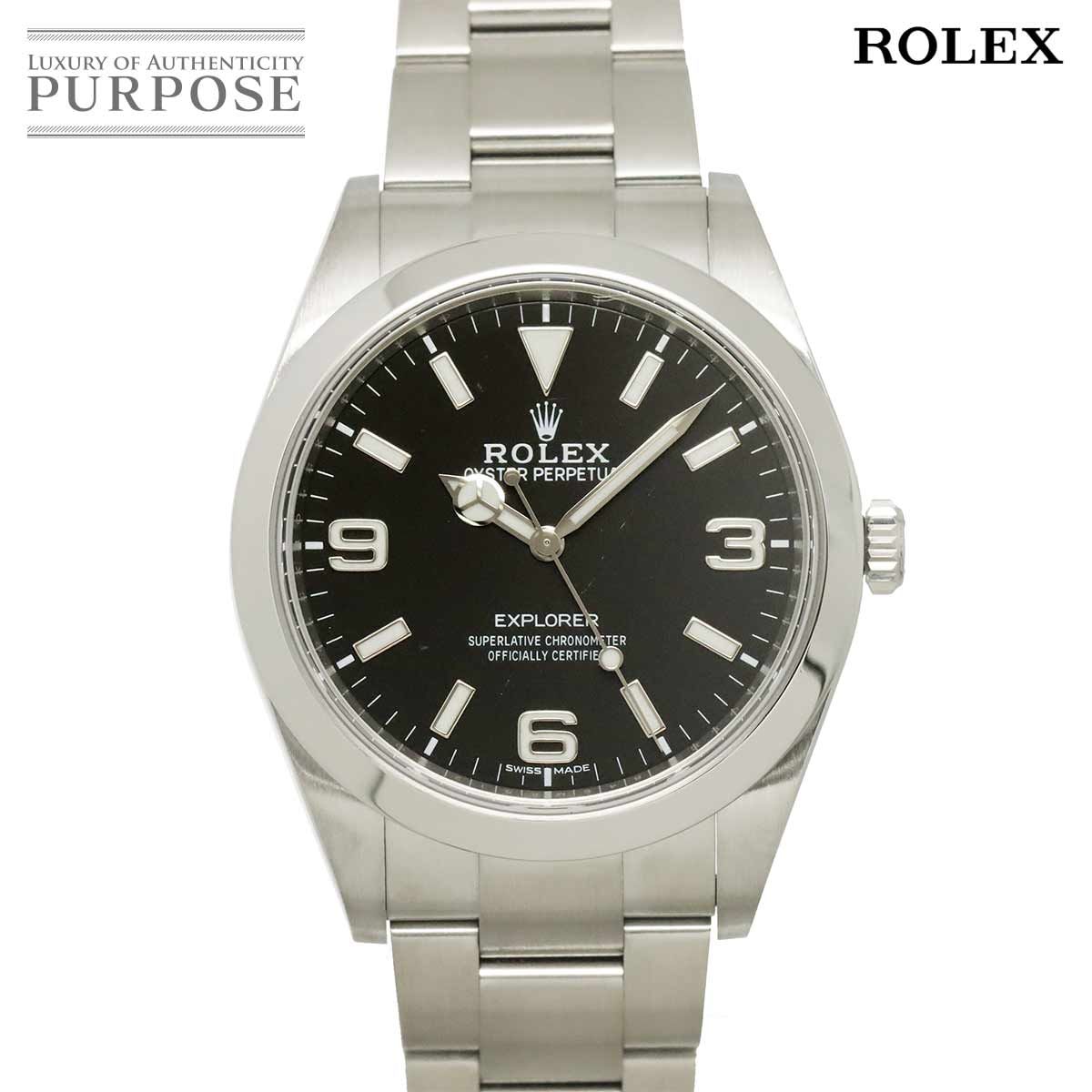 ロレックス ROLEX エクスプローラー1 214270 ランダム ルーレット メンズ 腕時計 オートマ 自動巻き ウォッチ Explorer I 90318555
